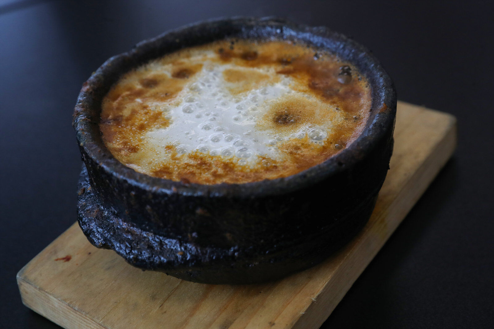 Yemeni beef stew with fenugreek mousse at Almandi